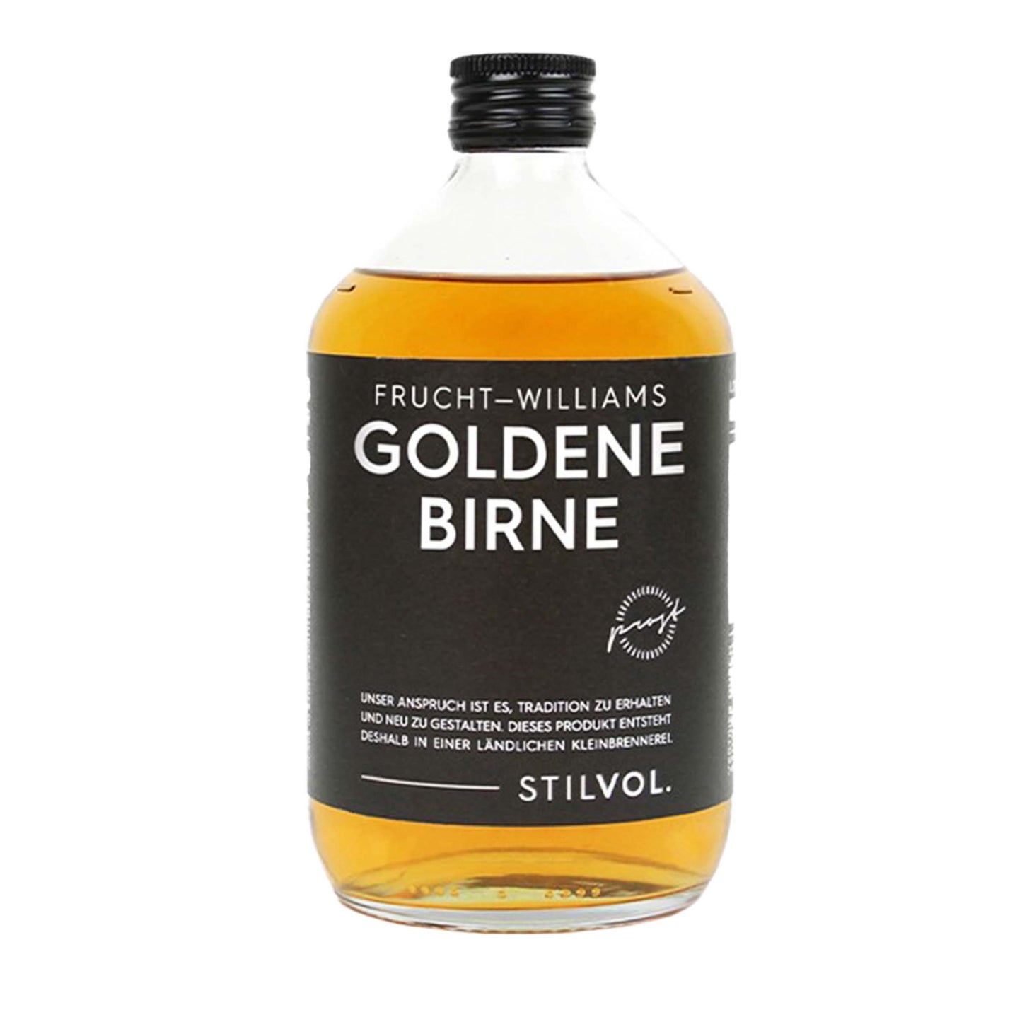 Stilvol. Frucht-Williams Goldene Birne | 36% | 0,5l