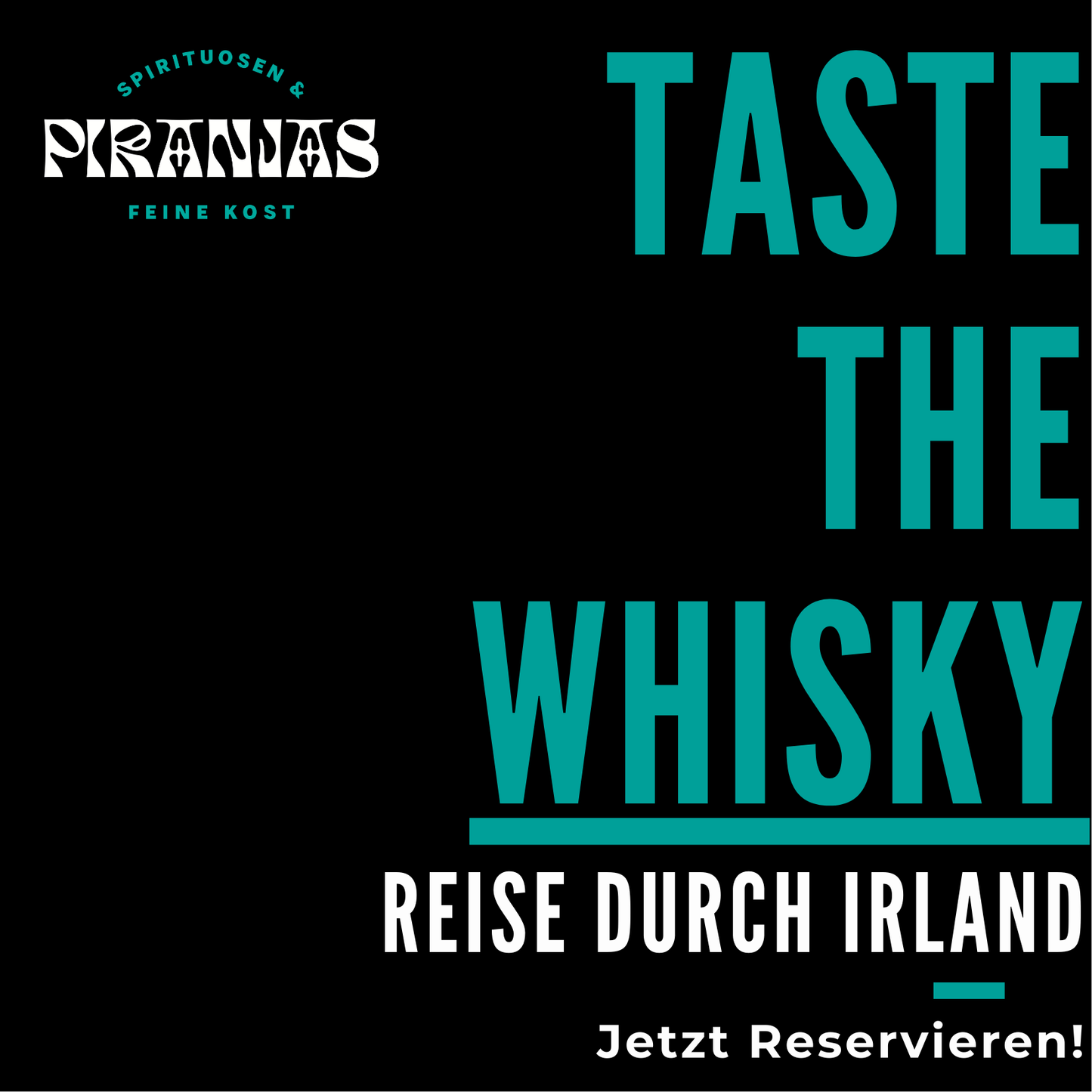 TASTE THE WHISKY - Reise durch Irland | 28. März 2026