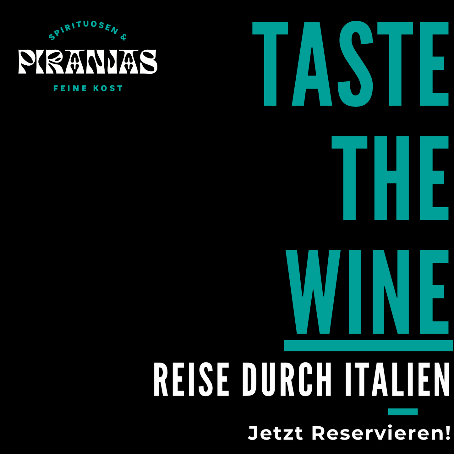 TASTE THE WINE - Reise durch Italien | 17. Oktober 2026