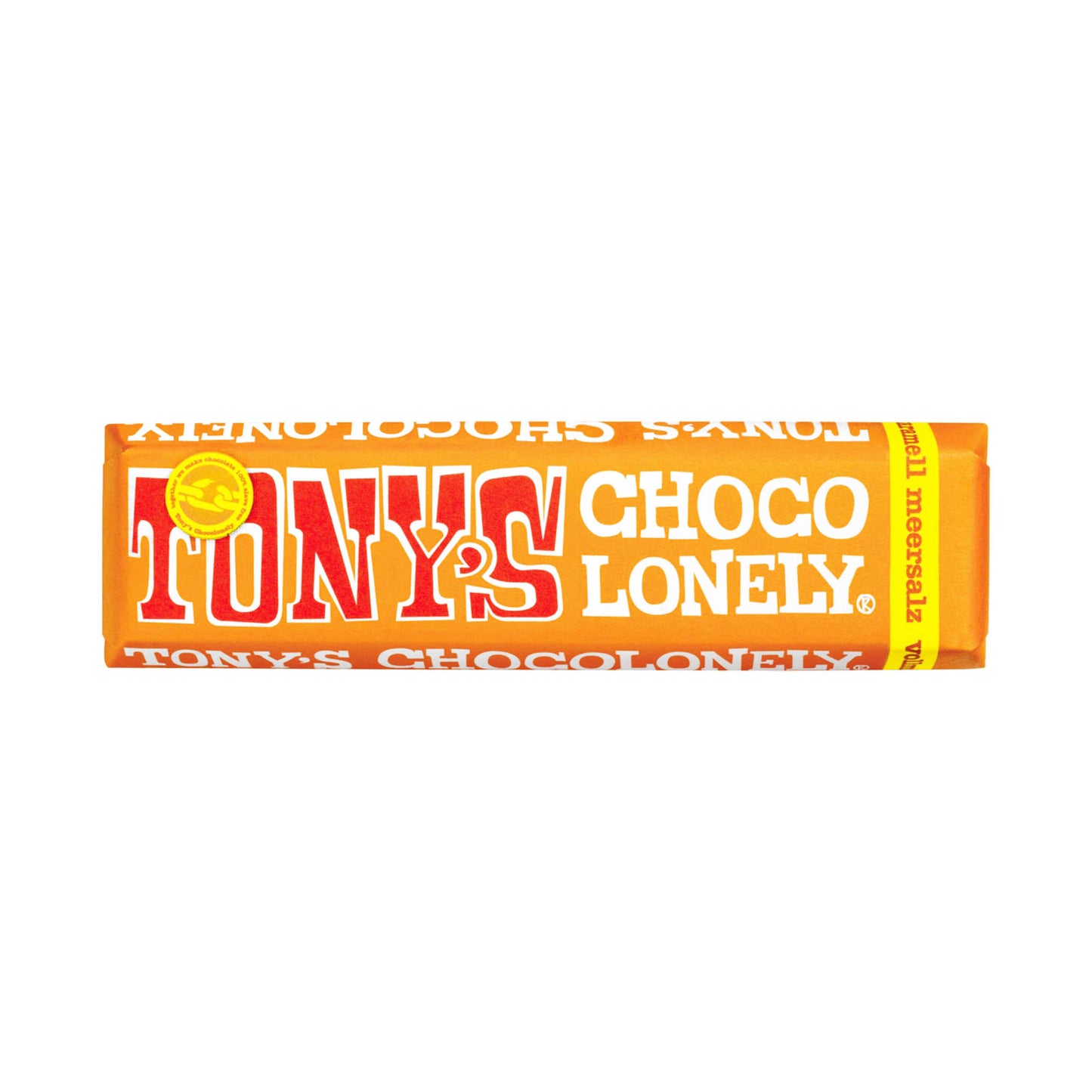 Tony's Chocolonely Riegel Vollmilchschokolade 32% Karamell Meersalz | 47g