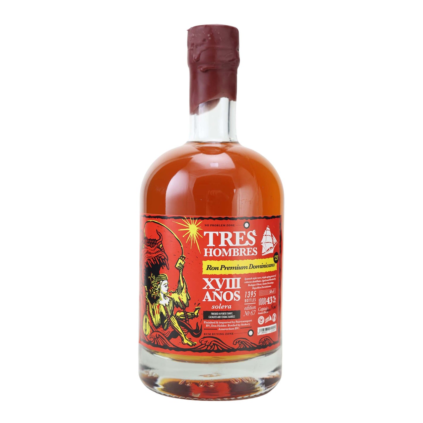 Tres Hombres Edition 67 "Republica Dominicana 18YO Solera" | 40% | 0,5l