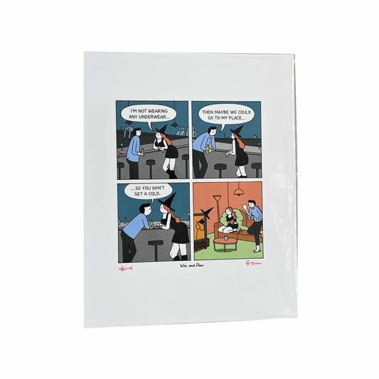 War and Peas Signed Print | No pants