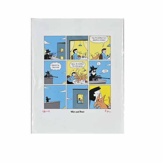 War and Peas Signed Print | Sniper