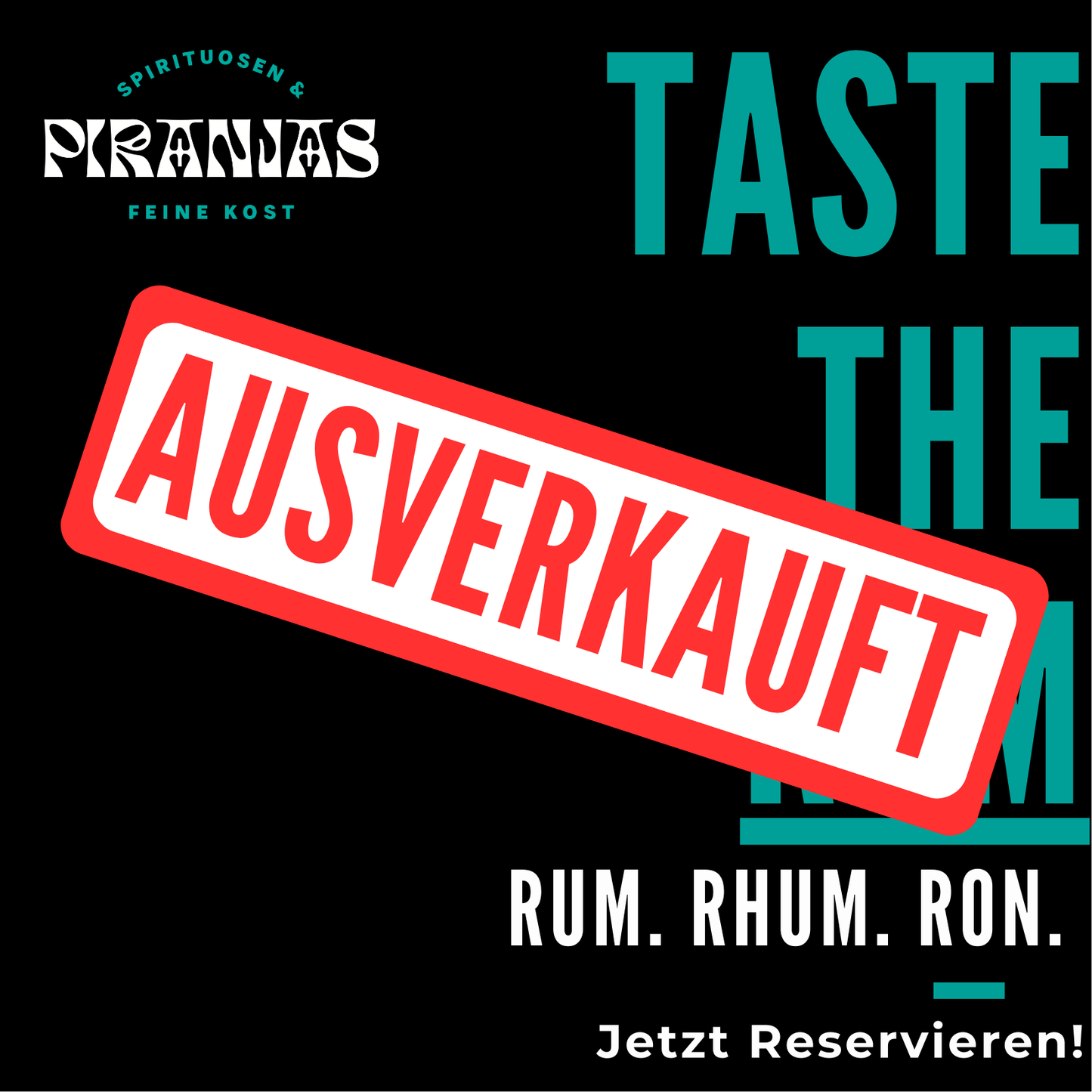 TASTE THE RUM - Rum. Rhum. Ron. | 7. Februar 2026
