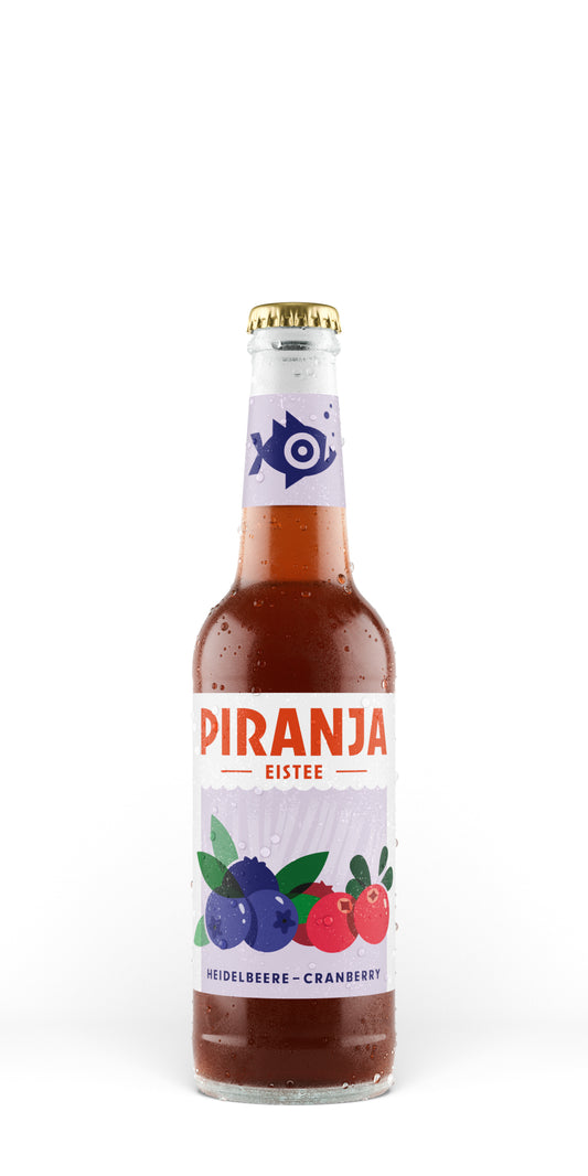 PIRANJA-EISTEE Heidelbeere-Cranberry | 20x0,25l