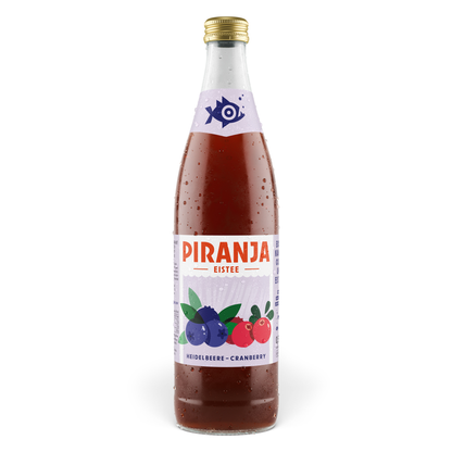 PIRANJA-EISTEE Heidelbeere-Cranberry | 10x0,5l
