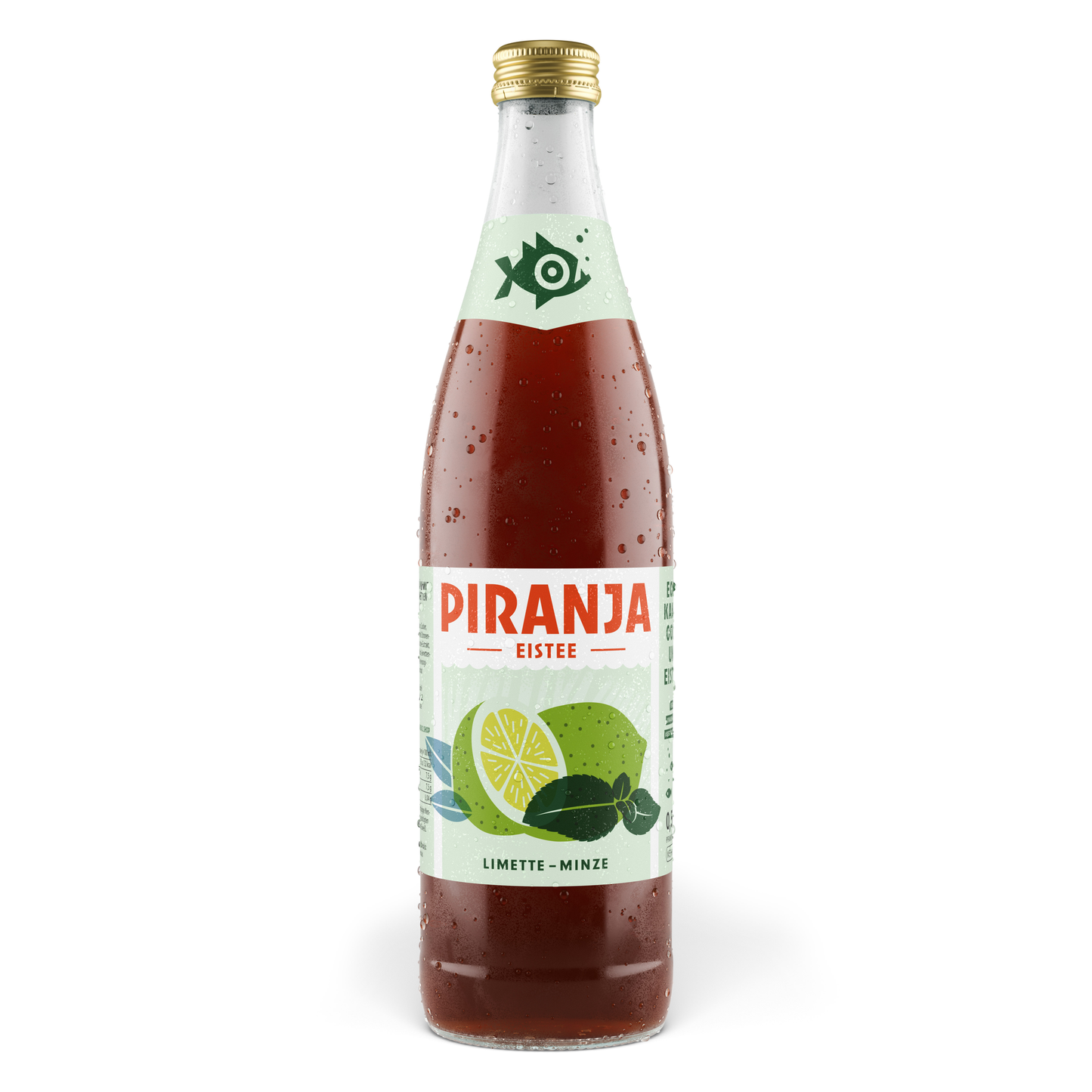 PIRANJA-EISTEE Limette-Minze | 10x0,5l