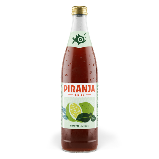 PIRANJA-EISTEE Limette-Minze | 10x0,5l