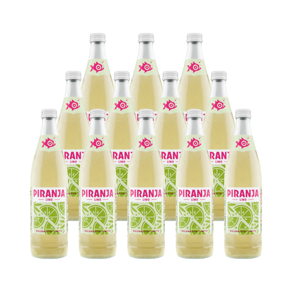 PIRANJA-LIMO Waldmeister-Limette | 12x0,5l