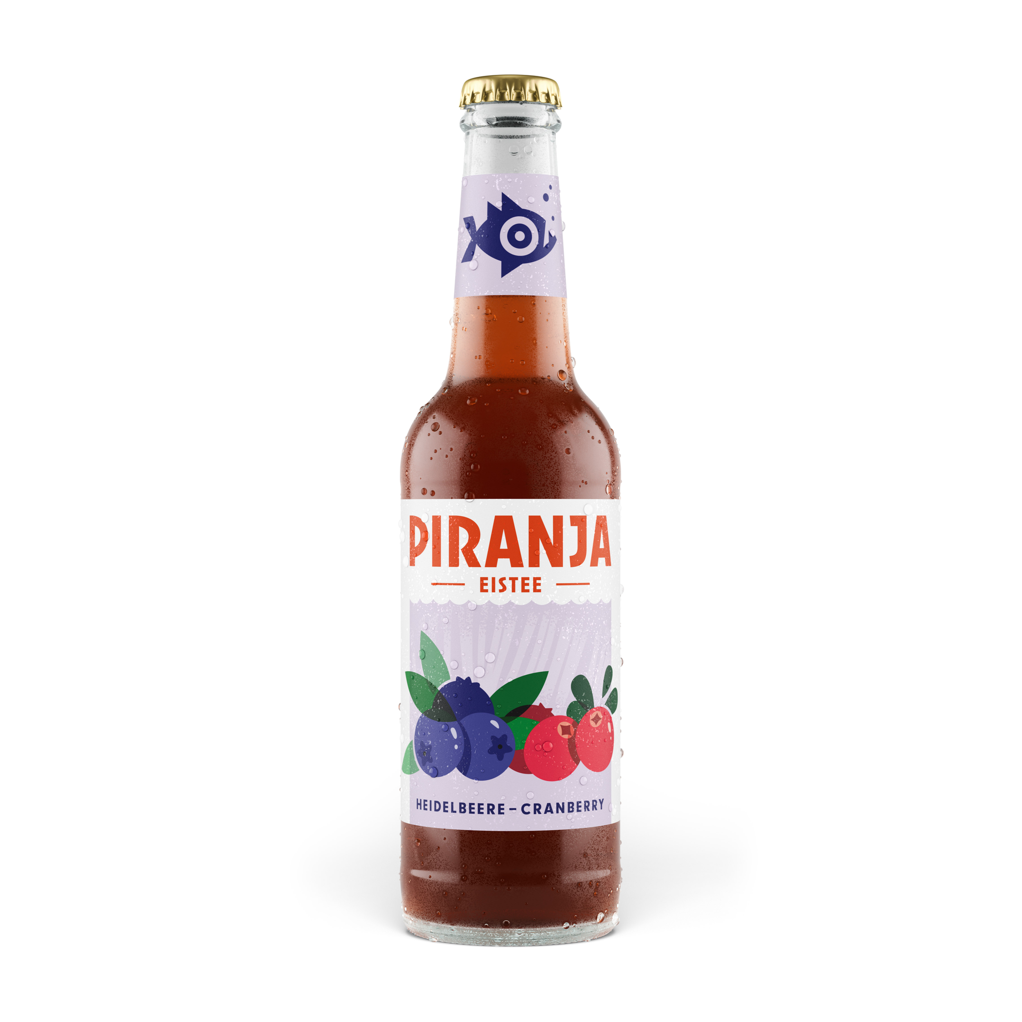 PIRANJA-EISTEE Heidelbeere-Cranberry | 20x0,25l