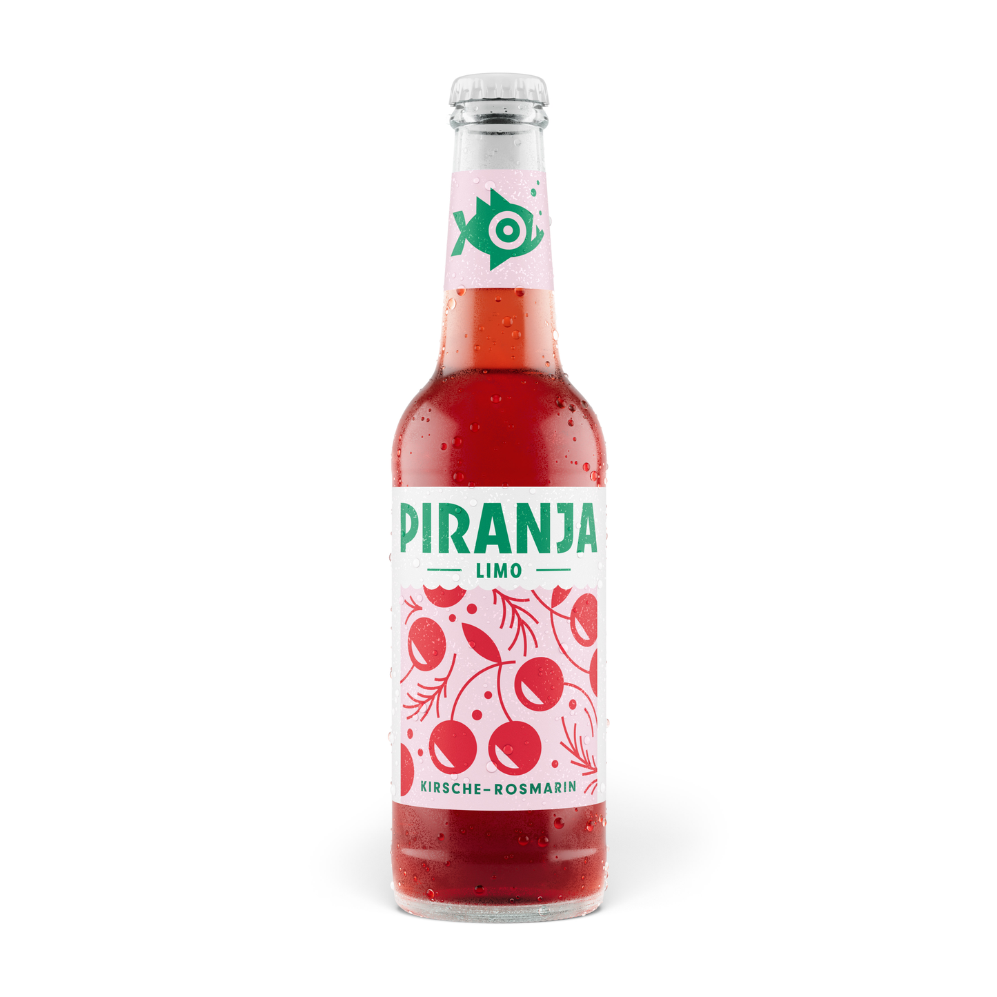 PIRANJA-LIMO Kirsche-Rosmarin | 20x0,25l