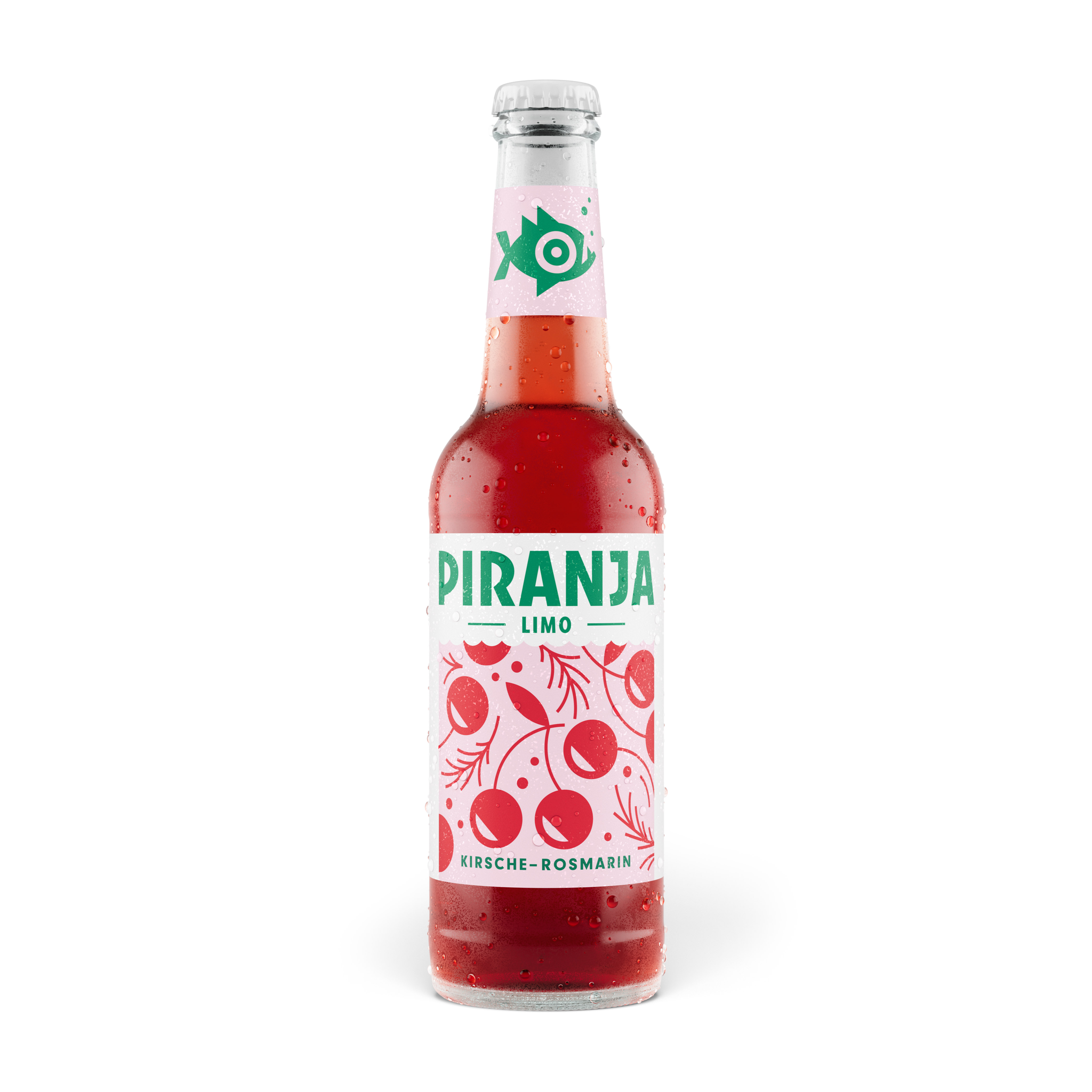 PIRANJA-LIMO Kirsche-Rosmarin | 20x0,25l