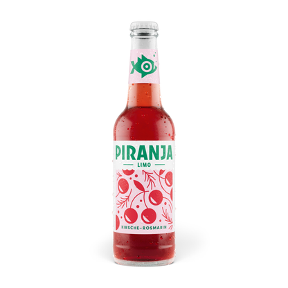 PIRANJA-LIMO Kirsche-Rosmarin | 20x0,25l