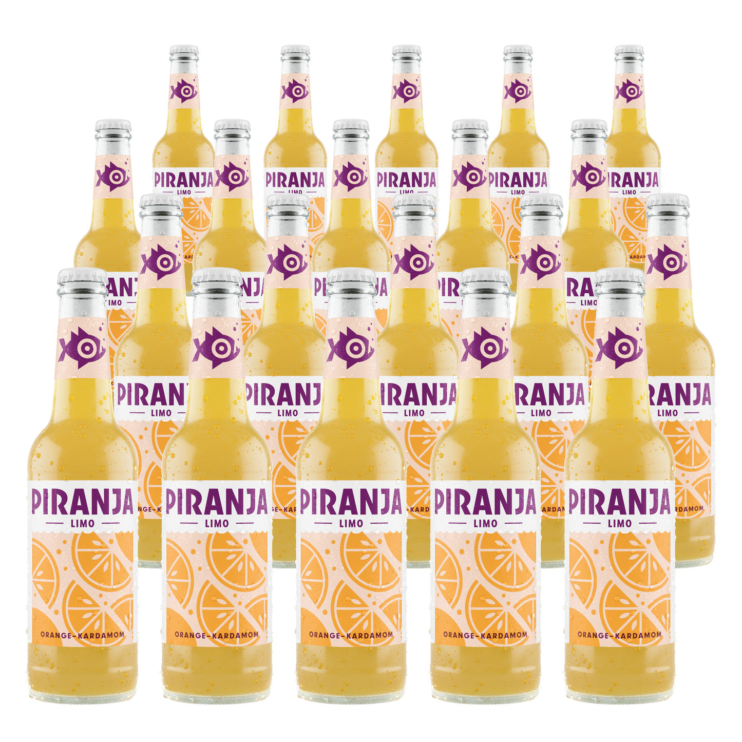 PIRANJA-LIMO Orange-Kardamom | 20x0,25l