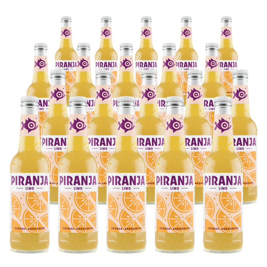 PIRANJA-LIMO Orange-Kardamom | 20x0,25l