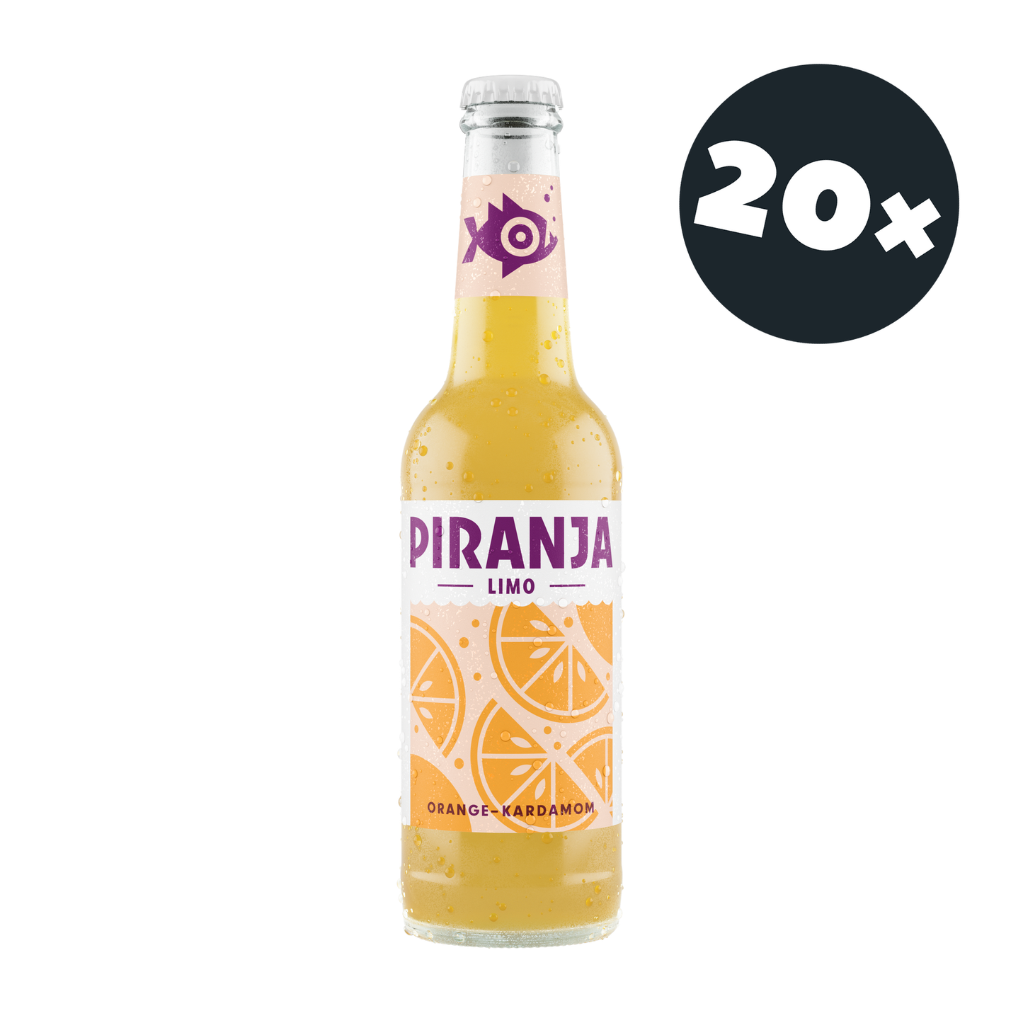 PIRANJA-LIMO Orange-Kardamom | 20x0,25l