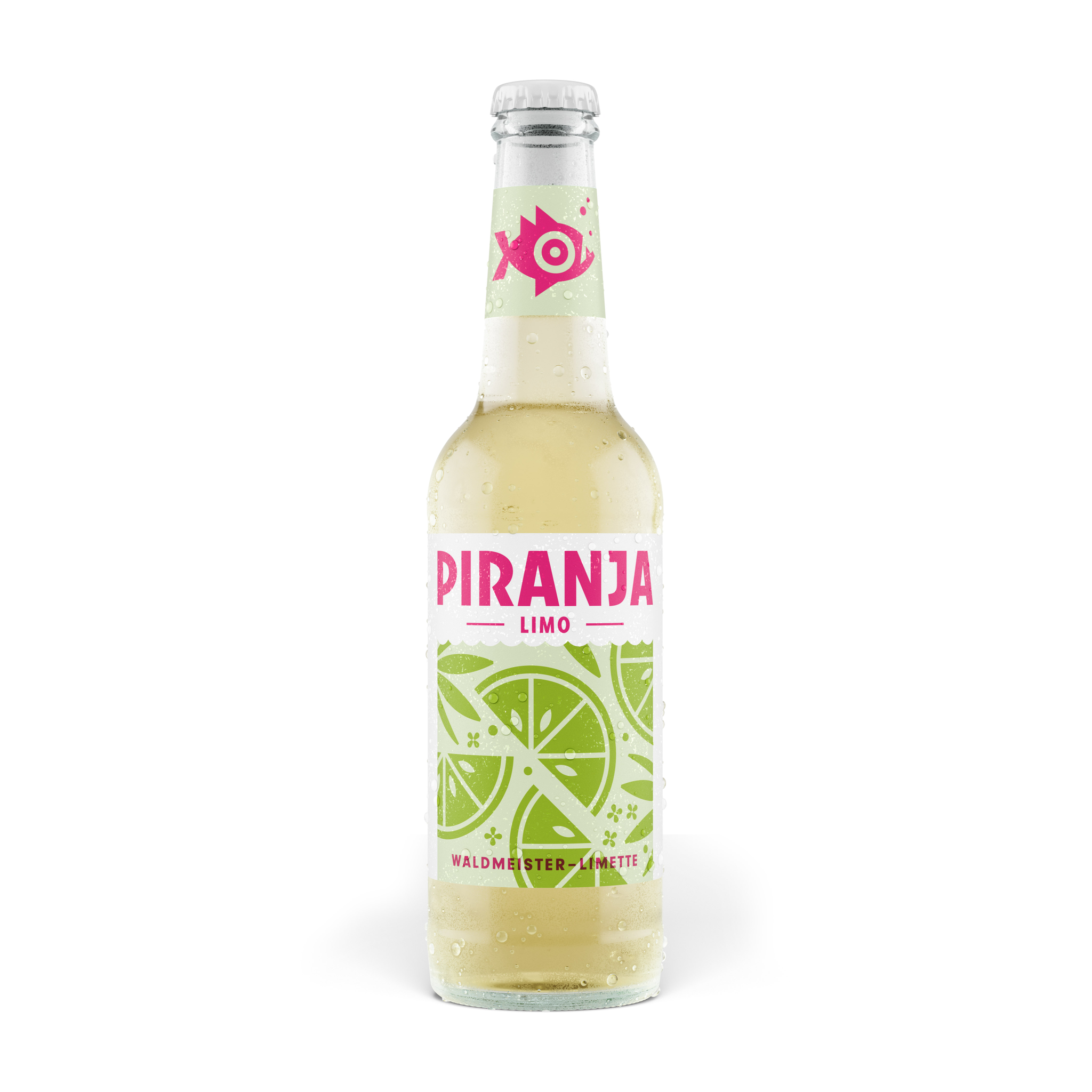 PIRANJA-LIMO Waldmeister-Limette | 20x0,25l