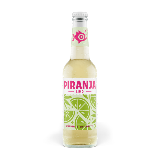 PIRANJA-LIMO Waldmeister-Limette | 20x0,25l