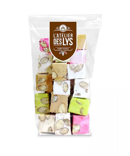 L'Atelier des Lys - Dreierlei Nougat mit Mandeln | 150g