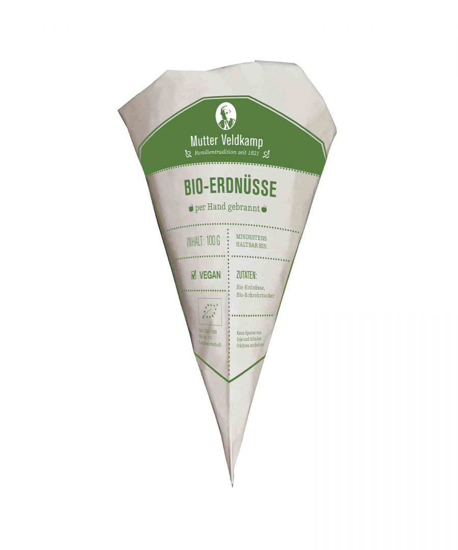 Mutter Veldkamp Bio Erdnüsse Spitztüte | 100g